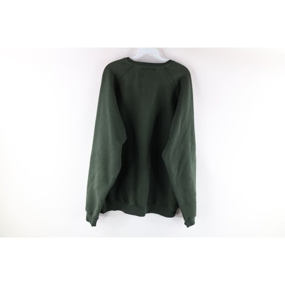 Vtg Eddie Bauer Mens Large Tall Faded Spell Out Block Letter Crewneck Sweatshirt - Picture 7 of 9